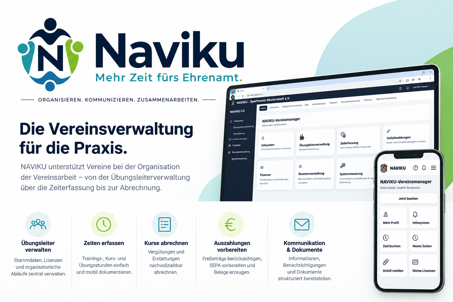 NAVIKU – Vereinsverwaltung mit Desktop- und Mobilansicht